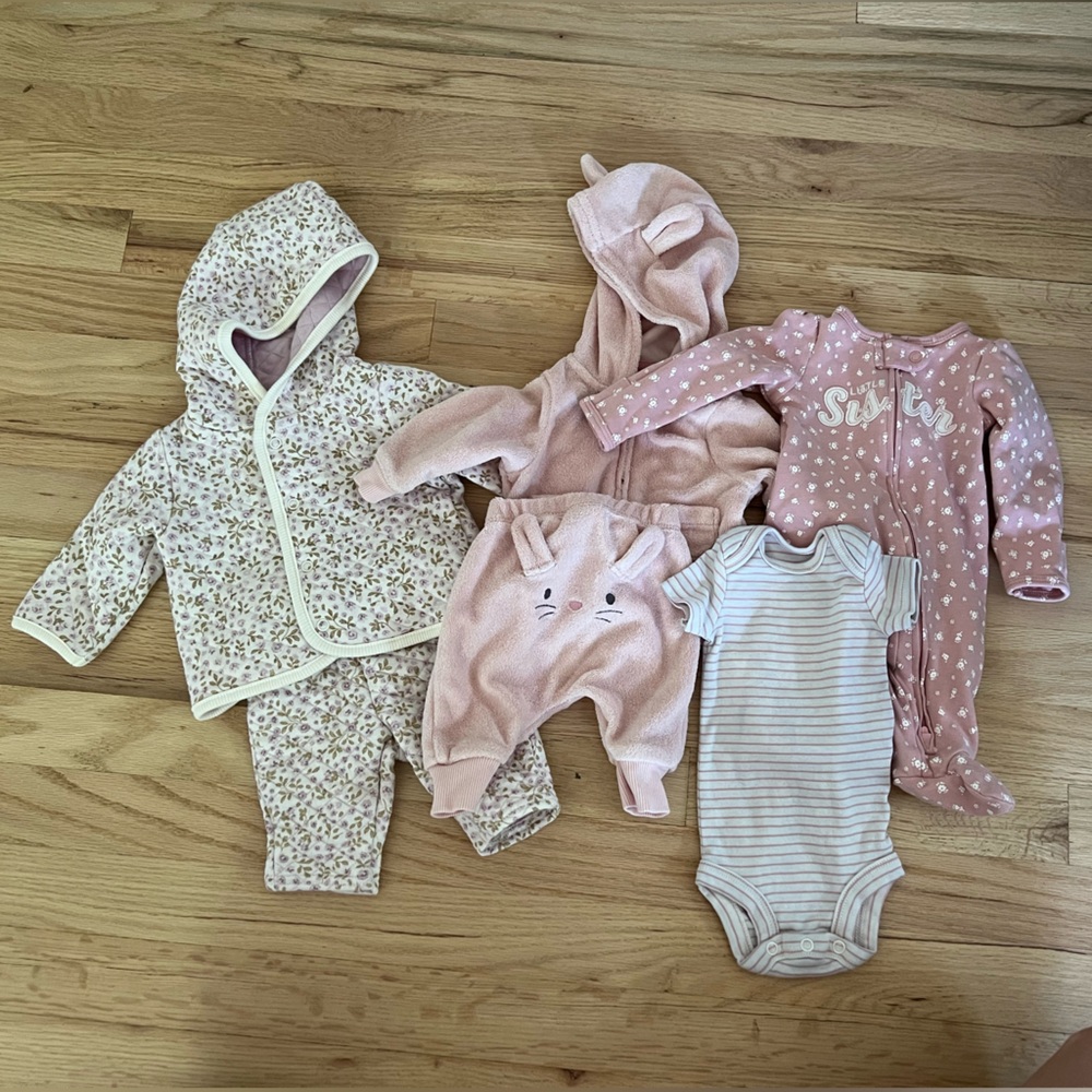 Newborn baby girl bundle